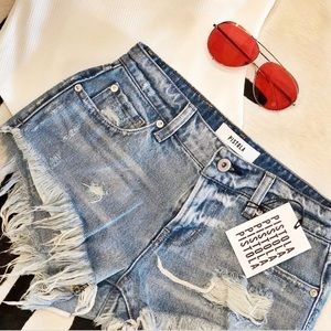 Pistola Gigi Denim Cutoff Shorts